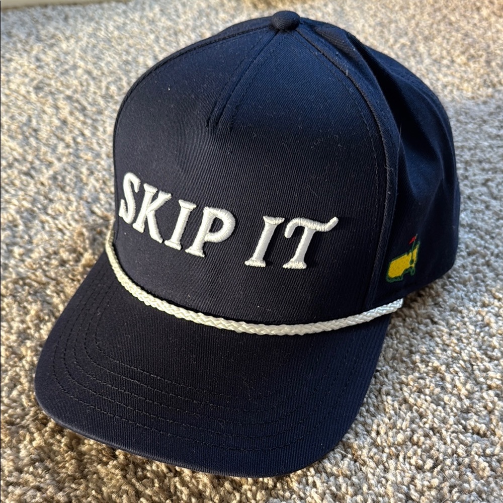 Navy Blue 'SKIP IT' Hat